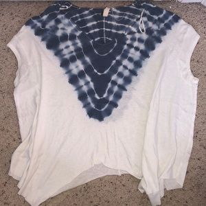 Free People Flowy Tie-Dye Top